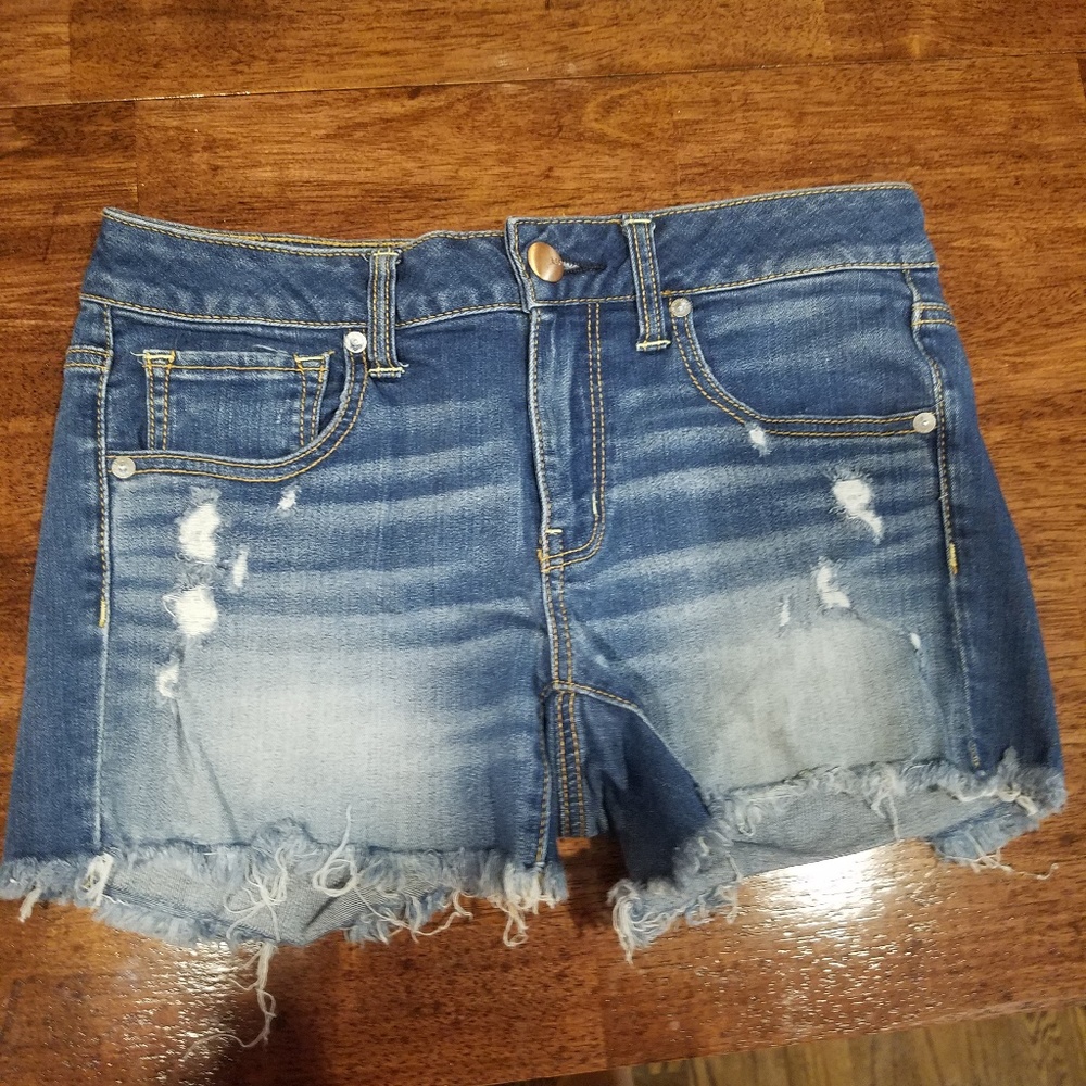 Denim shorts